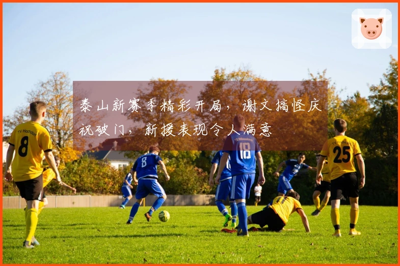 泰山新赛季精彩开局，谢文搞怪庆祝破门，新援表现令人满意